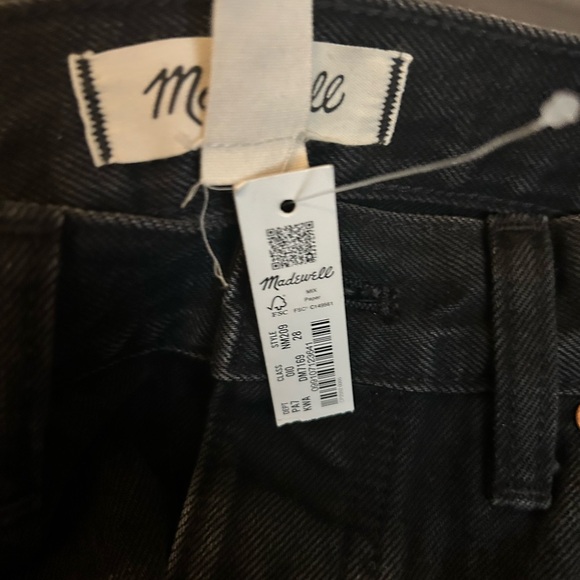 NWT Madewell Low-Slung Straight Jeans Kent Wash Size 28 - Picture 9 of 11